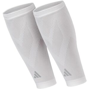 adidas Compression Calf Sleeves Weiss, L-XL