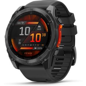 GARMIN Sportuhr Fenix 8 AMOLED, 51 mm Schwarz