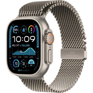 Apple Watch Ultra 2 Natural Titanium Milanese Loop Natural M