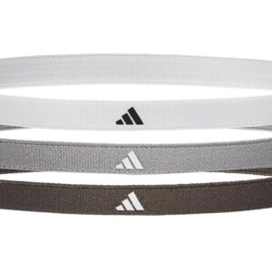 adidas Hairbands Weiss/Schwarz/Grau