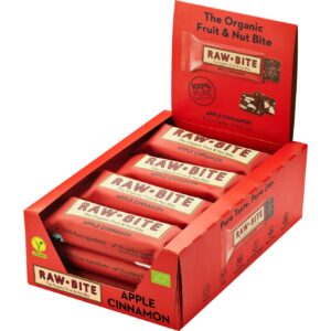 Rawbite Riegel Bio Rohkost Apfel-Zimt 12 x 50 g