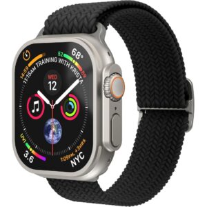Vonmählen Armband Woven Loop Apple Watch 44/45/46/49 mm Black