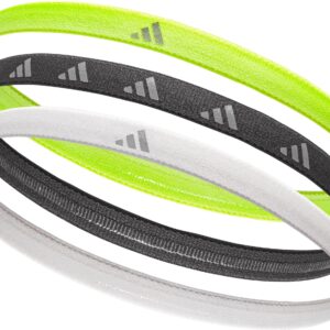 adidas Hairbands Lucid Lemon, Schwarz, Silber