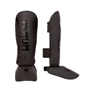 Venum Challenger Kids Shin Guards, Schwarz Gr. S