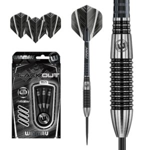 Winmau Dartpfeile Steeldart Blackout 3 Stück