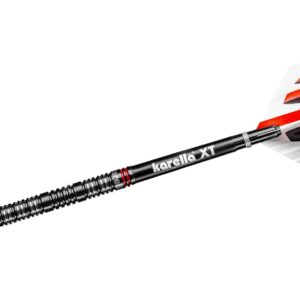 Karella Dartpfeile Softdart HiPower 18g, 3 Stück – Schwarz