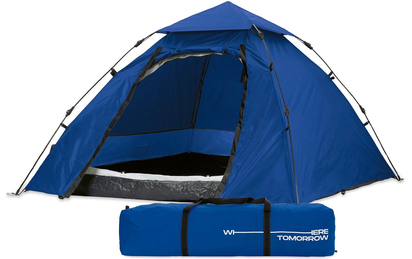Where tomorrow Kuppelzelt 3 Personen - Blau