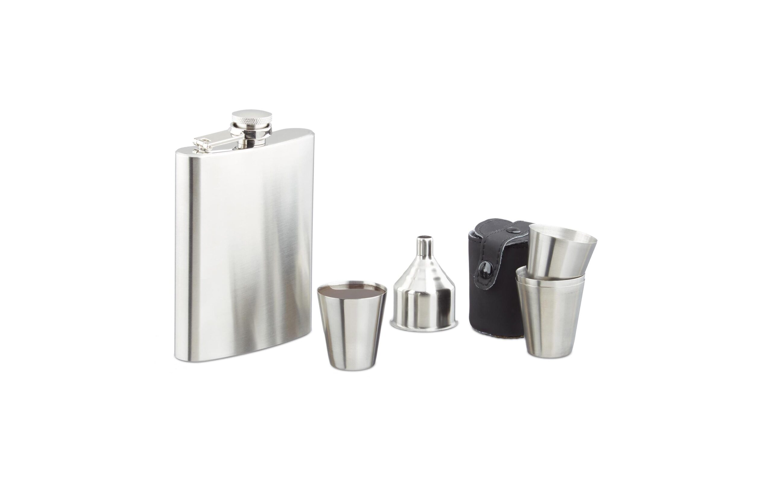 relaxdays Outdoor-Flachmann 7-teilig