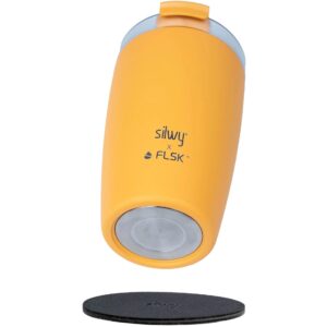 Silwy Magnet-Thermobecher Sunrise Gelb