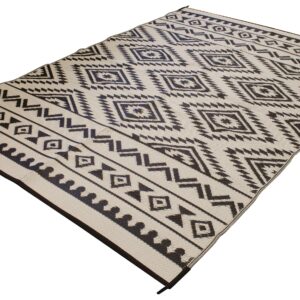 Eurotrail Zeltteppich Patio Mat 250 x 350 Schwarz/Weiss