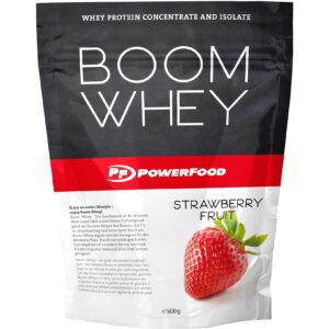 PowerFood Pulver One Boom Whey Erdbeere 500 g
