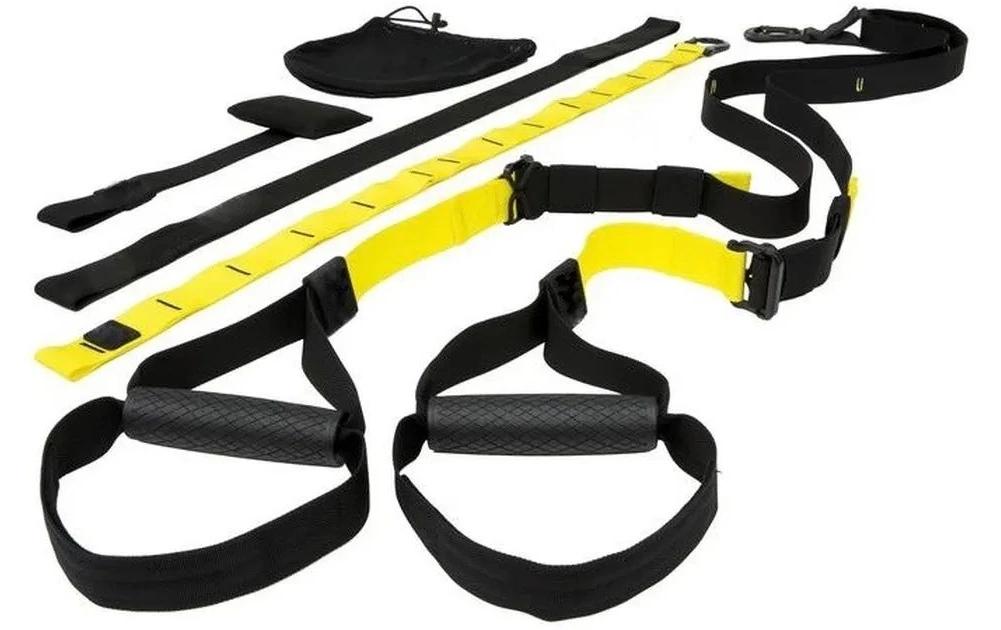Fitcom Schlingentrainer Gelb/Schwarz, 270 cm