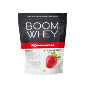 PowerFood Pulver One Boom Whey Erdbeere 1000 g