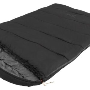 Easy Camp Schlafsack Raven Square Double 5 °C Polyester, Schwarz
