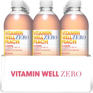 VITAMIN WELL Zero Peach 12 x 0.5 l