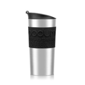 Bodum Travel Mug Doppelwandig Schwarz, 0.35 l