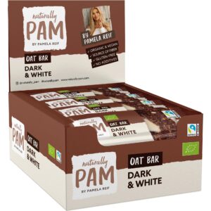 Naturally Pam Riegel Bio Oat Bar – Dark and White 12 x 40 g