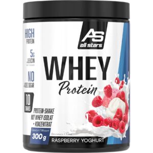 All Stars Whey Protein 100% Raspberry & Joghurt, 300 g