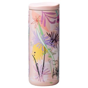 BioLoco Thermobecher Neo-Marsh flowers 350 ml, Mehrfarbig/Rosa