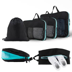 Atacama Premium Kompressions Packwürfel – 6er-Set Schwarz