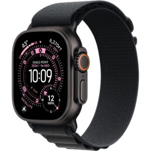 Apple Watch Ultra 3 Black Titanium Black Alpine Loop L