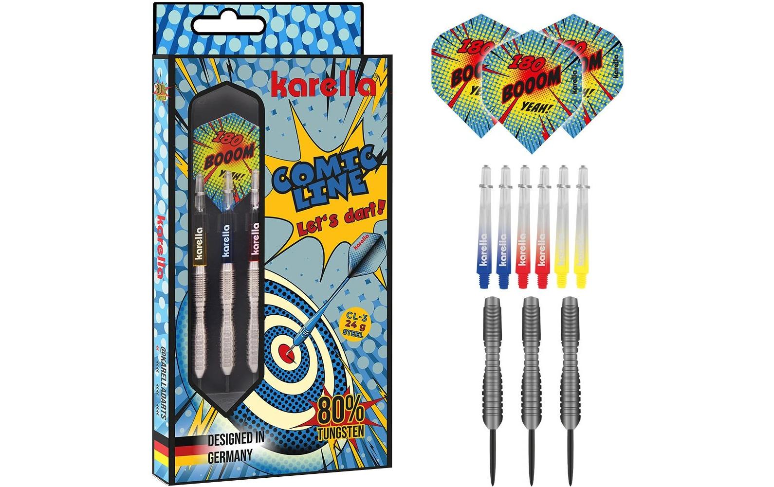 Karella Steeldart Comic Line CL-3 24 g, 3 Stück