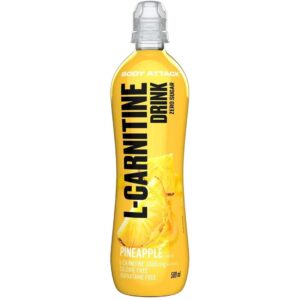 PowerFood Body Attack L-Carnitine Drink Pineapple, 18 x 500 ml