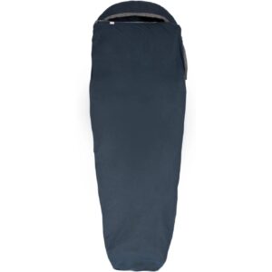 Grüezi Bag Schlafsack WoodWool Liner 200 cm, Blau/Grau