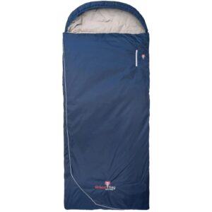 Grüezi Bag Schlafsack Wolle Camp Comf XXL 4 °C R 190 cm, Blau