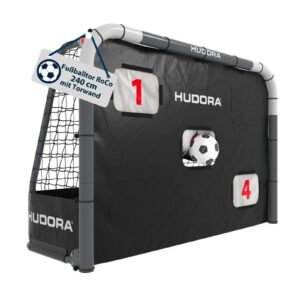 Hudora Fussballtor Roco 240 mit Torwand