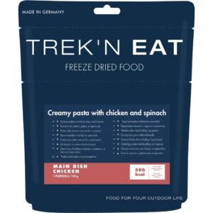 Trek ‚N Eat Hauptgericht Sahnenudeln mit Hühnchen und Spinat