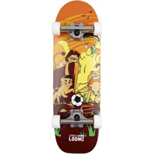 Loomi Boards Skateboard Light Corkgrip Lion 25.25
