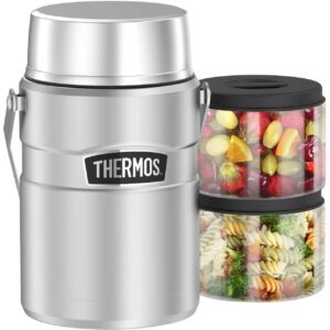 Thermos Thermo-Foodbehälter Stainless King 1.2 Liter, Silber