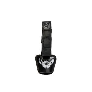 Incirca Fahrradglocke Cowbell Stahl, Schwarz