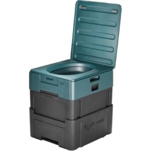Clesana Verschweiss-Toilette X1 ProCharge Schwarz/Grün