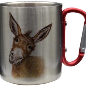 creanorm Edelstahl-Tasse Esel 330ml