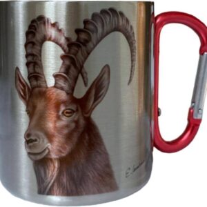 creanorm Edelstahl-Tasse Steinbock 330ml