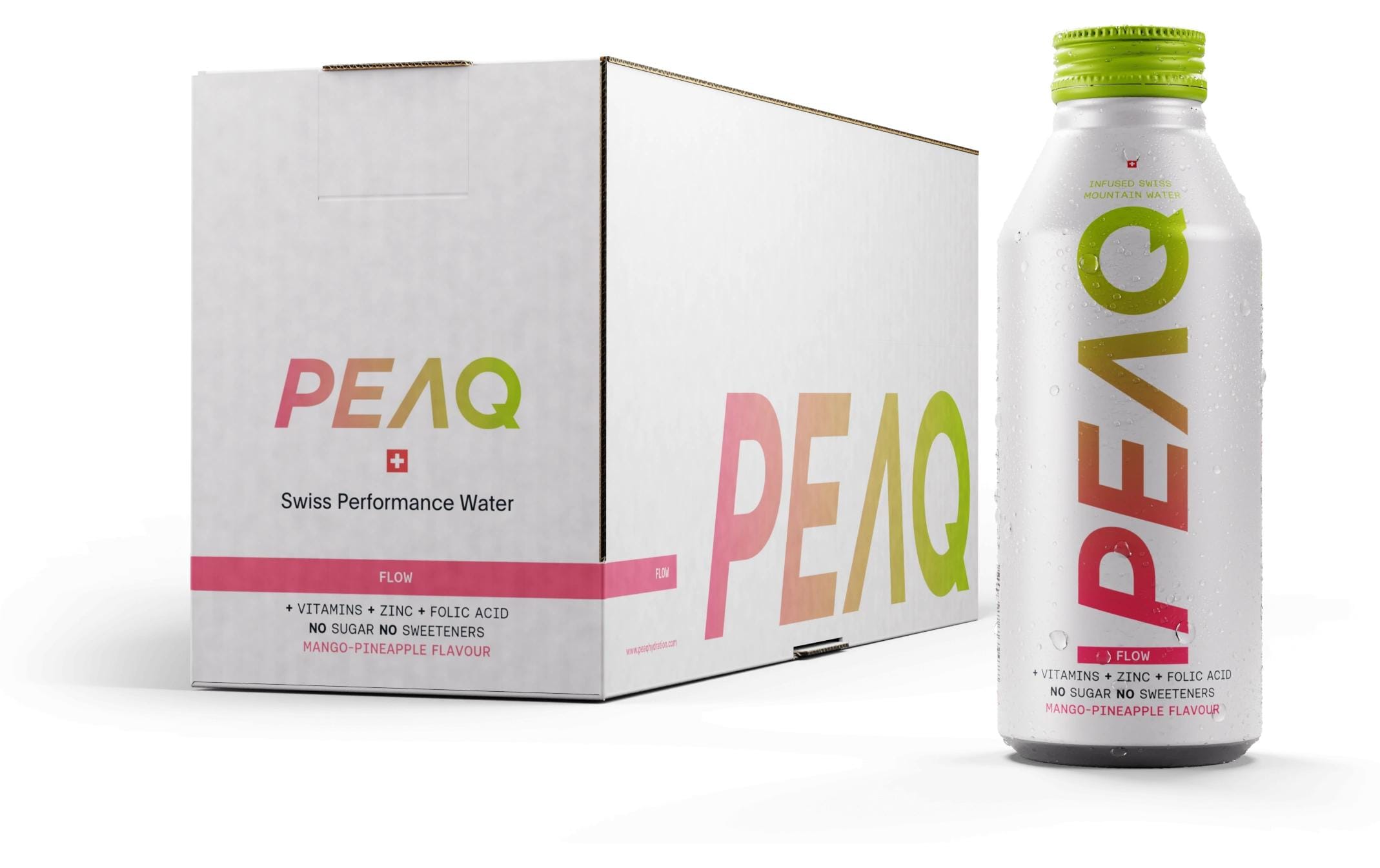 PEAQ Flow Mango-Pineapple 12 x 473 ml