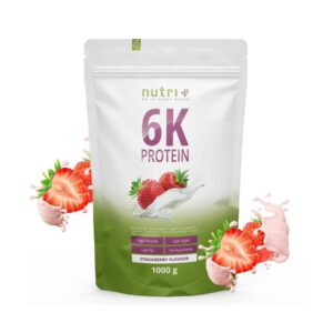 Nutri+ Pulver Vegan 6K Protein Erdbeere 1000 g