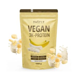 Nutri+ Pulver Vegan 3K Protein Banane 1000 g