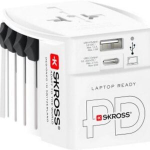 SKROSS Weltreiseadapter MUV USB 65W (AC-PD) CH