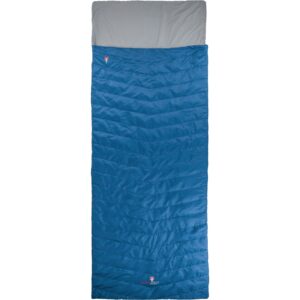 Grüezi Bag Schlafsack Wolle Almhütte 10 °C 195 cm, Blau