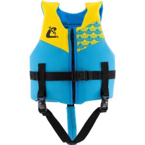 CRESSI Schwimmweste Froggy, azurblau/gelb, 3-6 Jahre