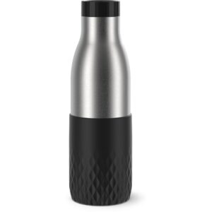 Emsa Trinkflasche Bludrop Sleeve 500 ml, Schwarz