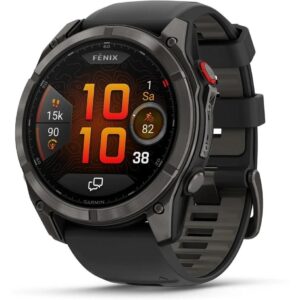 GARMIN Sportuhr Fenix 8 Pro 51 mm Schwarz / Schierfergrau