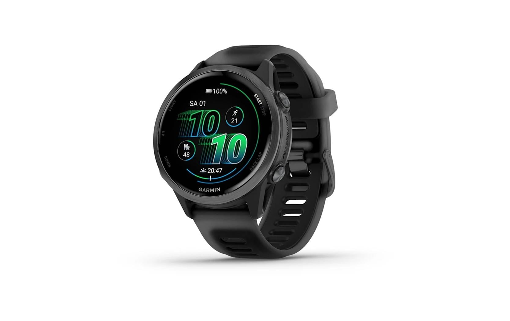 GARMIN Sportuhr Forerunner 570 42 mm Schwarz / Schiefergrau