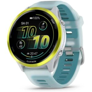 GARMIN Sportuhr Forerunner 570 47 mm Steinweiss / Amp Yellow