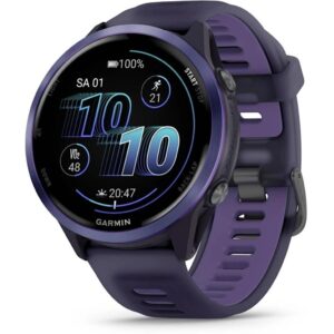 GARMIN Sportuhr Forerunner 570 47 mm Imperial Purple / Indigo