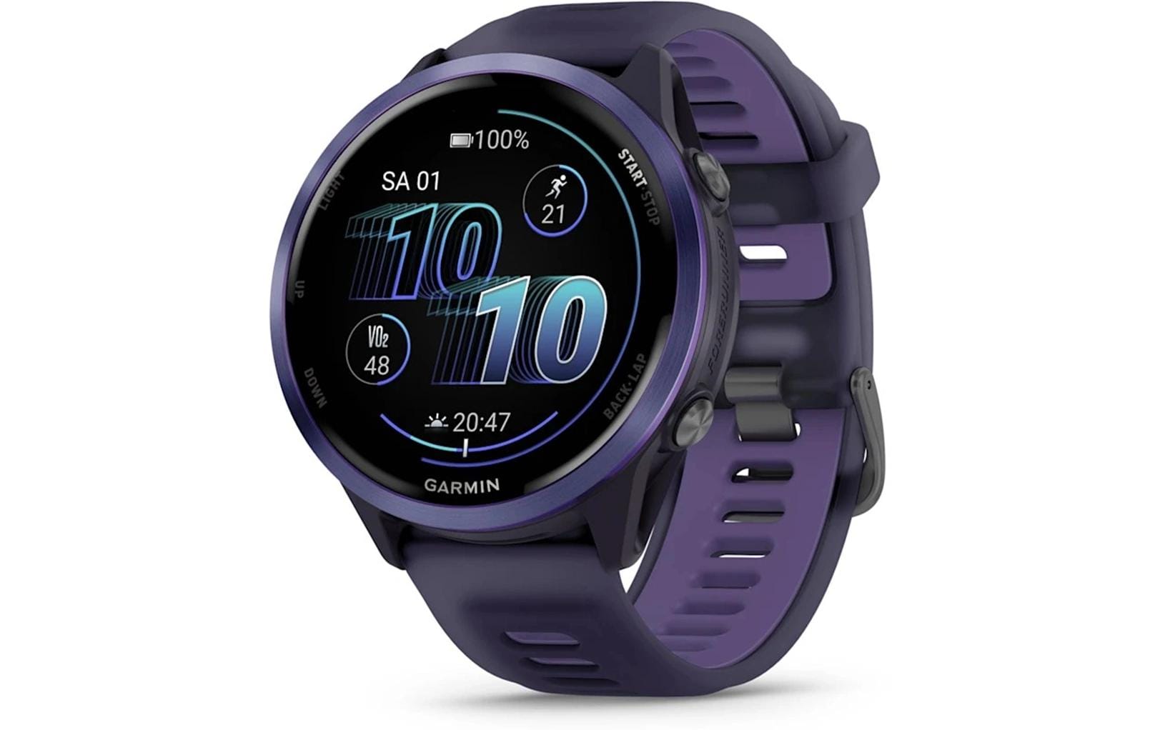 GARMIN Sportuhr Forerunner 570 47 mm Imperial Purple / Indigo