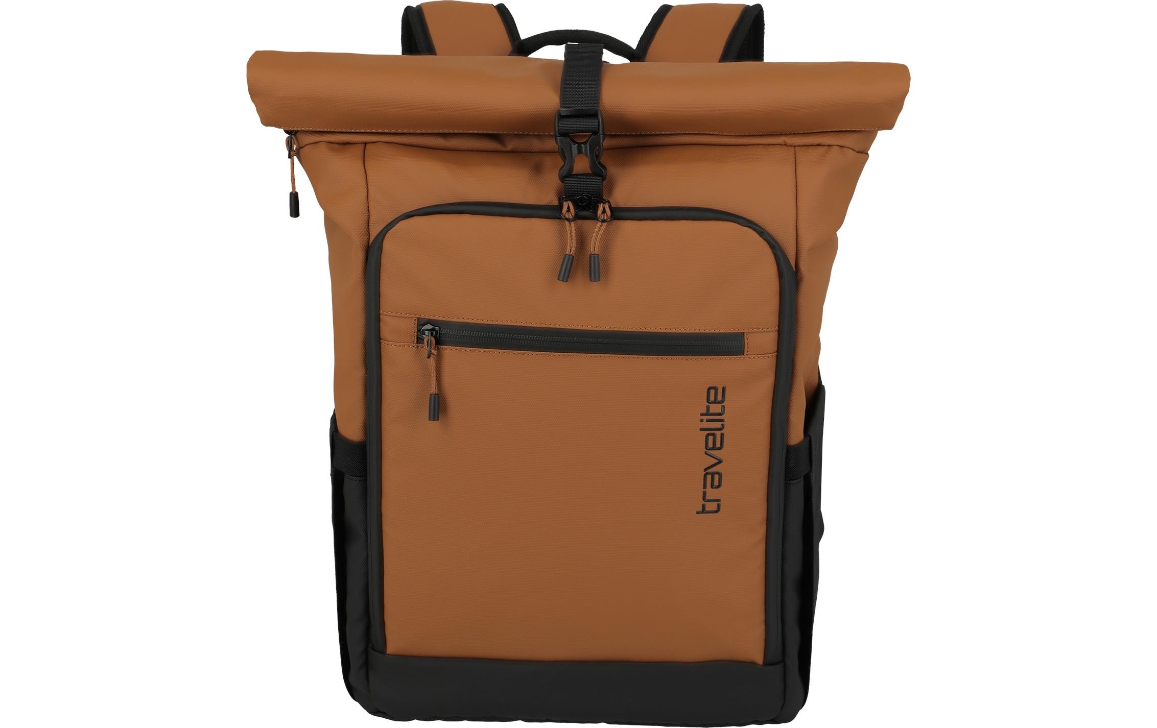 travelite BRIIZE Rollup Rucksack M 30 l Braun Curry